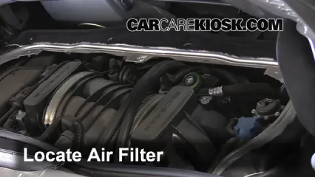 2012 Porsche Boxster 2.9L 6 Cyl. Filtre à air (moteur) Changement